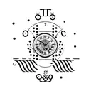 may 22 2004 in roman numerals with dots in between tattoo design idea