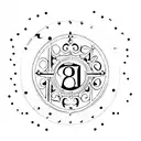 may 22 2004 in roman numerals with dots in between tattoo design idea