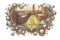 Upton Park with bubbles rising  tattoo design idea