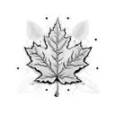 Maple Leaf tattoo design idea
