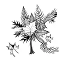 Maple Leaf tattoo design idea