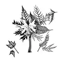 Maple Leaf tattoo design idea
