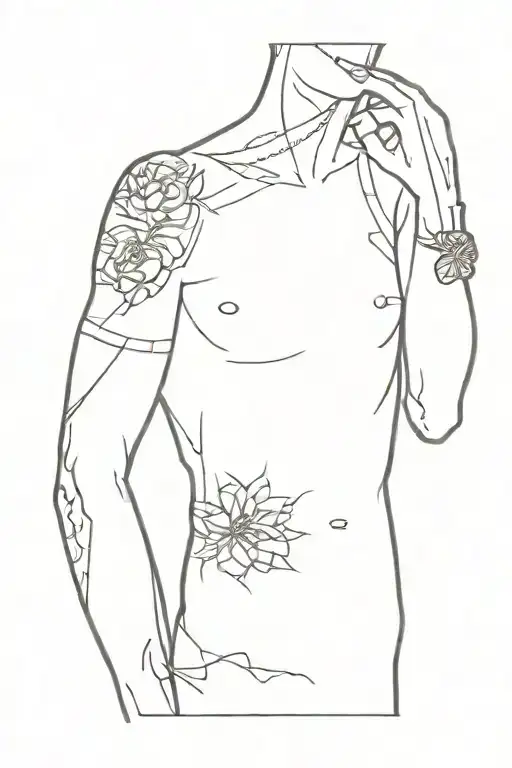 STICKER sleeve tattoo tattoo design idea