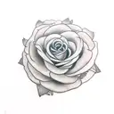 flower headband tattoo design idea