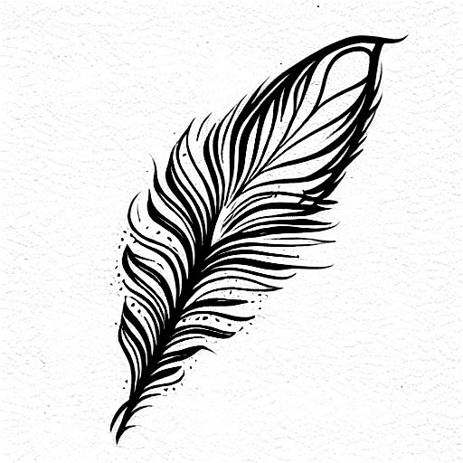 Peacock feather tattoo design idea