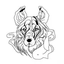 N With R tattoo design idea