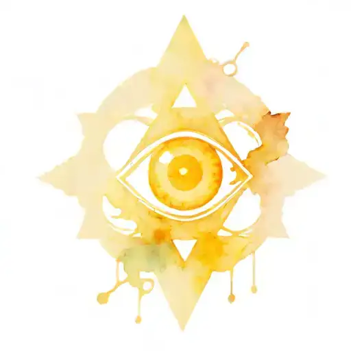 cyber third eye tattoo design idea