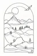 solitude tattoo design idea