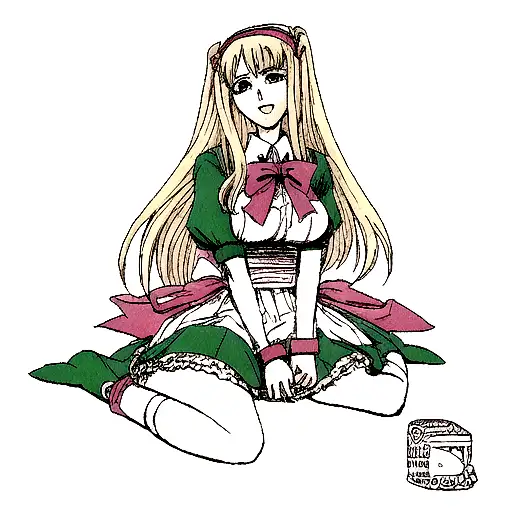 waifu tattoo design idea