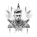 MACHINE GUN KELLY tattoo design idea