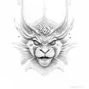 name Raphael tattoo design idea