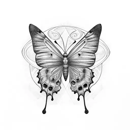 a butterfly with Jungkook written in it tattoo design idea