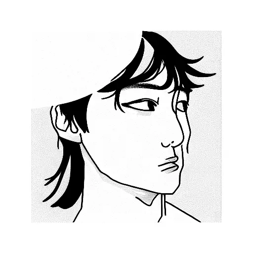 Jungkook eye tattoo design idea