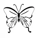 a butterfly with Jungkook written in it tattoo design idea