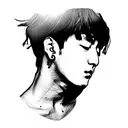 Jungkook tattoo design idea