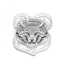 mayan calendar tattoo design idea