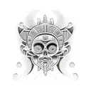 mayan calendar tattoo design idea