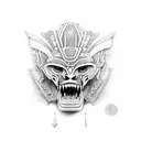 mayan tattoo design idea