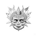 mayan tattoo design idea