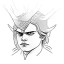 anakin skywalker from revenge of the sith on mustafar tattoo design idea