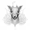 Kelpie tattoo design idea