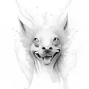 Kelpie tattoo design idea