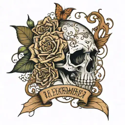 I'll remember everything and forget nothing tattoo design idea