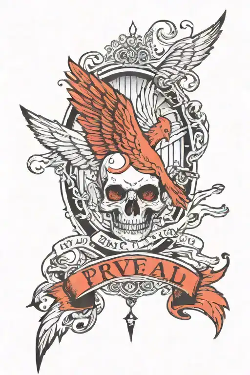 I prevail bad omens from ashes to new logos incorporated tattoo design idea