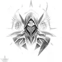 assassins creed, raziel soul reaver, squall final fantasy viii, garrus mass effect,  tattoo design idea