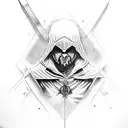 assassins creed tattoo design idea