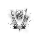 nashville marriage water tattoo design idea