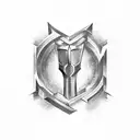 Thor's Hammer tattoo design idea