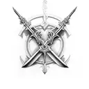 Blasphemous Sword tattoo design idea