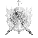 Blasphemous Sword tattoo design idea