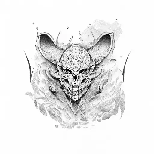 Um corvo  tattoo design idea