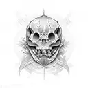 Um corvo  tattoo design idea