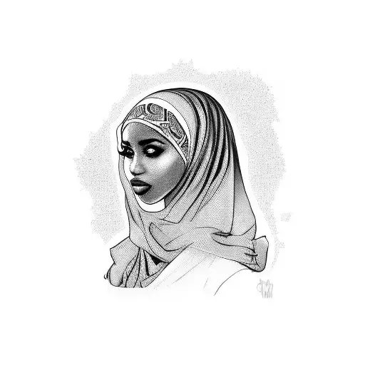 Canadian-born Somali black African. Muslim and wear the hijab.henna. I speak a mixture of English and Somali. muslim tattoo design idea