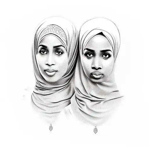 Canadian-born Somali black African. Muslim and wear the hijab.henna. I speak a mixture of English and Somali. muslim tattoo design idea