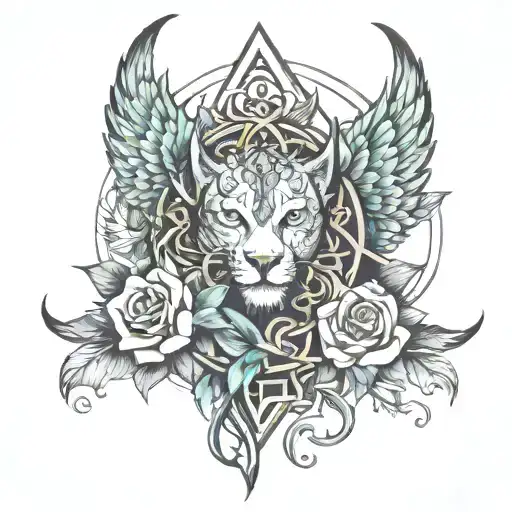 dare 222 combined tattoo design idea