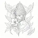 CJ tattoo design idea