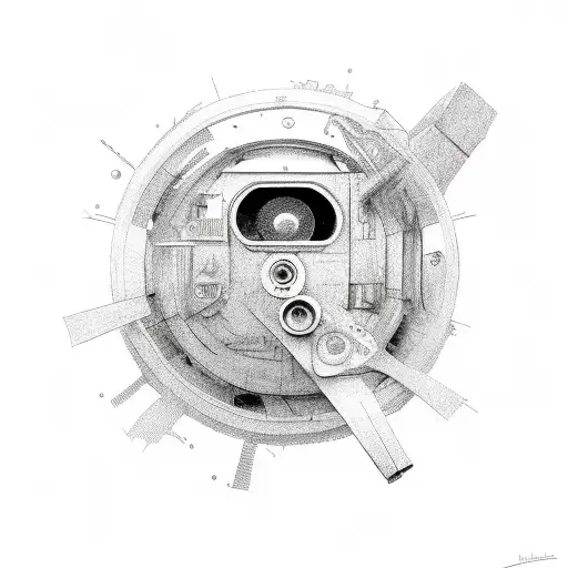 movie reel   d.s.a a.m.r tattoo design idea