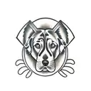 pet tribute tattoo design idea