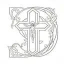 catholic   tattoo design idea