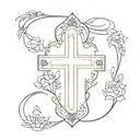 catholic   tattoo design idea