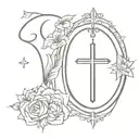 catholic   tattoo design idea
