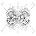 Gemini tattoo design idea