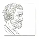 stoic, marcus aurelius, leonardo da vinci tattoo design idea