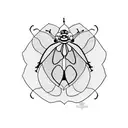 ladybug tattoo design idea