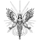 metatron archangel  tattoo design idea