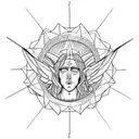 metatron archangel  tattoo design idea